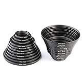 K&F Concept ステップアップリング+ステップダウンリング 22枚セット アダプターリング フィルターアダプター フィルター口径変換リング 26-30mm 30-37mm 37-43mm 43-52mm 52-55mm 55-58mm 58-62mm 62-67mm 67-72mm 72-77m 77-82mm ステップアップリング11枚 30-26mm 37-30mm 43-37mm 52-43mm 55-52mm 58-55mm 62-58mm 67-62mm 72-67mm 77-72mm 82-77mm ステップダウンリング11枚 Nikon D5200 D5100 D3200 D3100 Canon7D 70D 6D 60D 5D Mark III T5i T4i T3i T3 T2i T1i XT XTi XSi SL1などのデジタル一眼カメラ用