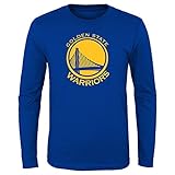 Golden State Warriors Youth NBA Primaryロゴ」ロングスリーブTシャツ