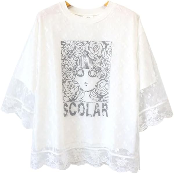 Amazon.co.jp: [ScoLar] スカラー 143607 宇宙クラゲ柄 切替ワンピース