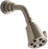 Kohler K-6812-BV Iv Georges Brass Single-Function Showerhead, Arm and Flange, Vibrant Brushed Bronze