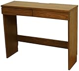 ライフスタイリングショップ 木製デスク 薄型 幅90×奥行31.5 天然木 ウォールナット ブラウン LS-522DB