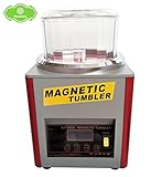 Hanchen KT-185S デジタル磁気タンブラー ジュエリーポリッシャー 磁気バレル研磨機 (220V)