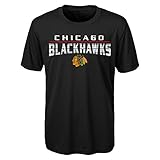 NHL Blackhawksパフォーマンス半袖Tee ブラック