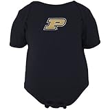 クリエイティブニットウェアPurdue University Boilermakers新生児赤ちゃんボディスーツ ブラック