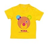 BabyChips くま(女の子用)(名入れ半袖ベビーTシャツ) 160 デイジー