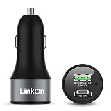 LinkOn 165W カーチャージャー 140W PD3.1 USB-C および 30W QC3.0 UAB-A 搭載 MacBook Pro 16インチ 2021 Lenovo Legion 7 7i HP Dell Samsung Apple 対応
