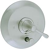 Cifial 244.611.620 Brookhaven Pressure Balance Valve Trim with Integral Diverter, Satin Nickel [並行輸入