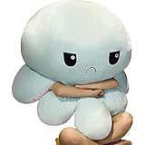 [otoye] 特大、巨大タコのぬいぐるみ、ぬいぐるみ、両面、大きなタコのぬいぐるみ、シミュレーションタコのぬいぐるみ、タコのぬいぐるみリバーシブル、店祝い人形、子供ギフト記念日プレゼント (90cm)