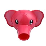 子供キッズ手洗い補助 ヘルパー 蛇口 蛇口に手が届かないお子様に 可愛いパーツ (赤い象)