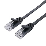 C6A-F20BK(ブラック) カテゴリー6A 極うすLANケーブル 20m