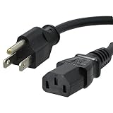 アクロス 3Pコンセント電源ケーブル 1.8m 3Pプラグオス-3Pソケットメス AEE411