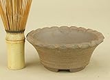 いよじ園 【盆栽鉢】 小石原焼/波縁陣笠鉢【ミニ鉢～小鉢】