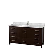 Wyndhamコレクションwcs141460sesシェフィールド60-in。シングル洗面化粧台 – エスプレッソ 60 Inch ブラウン WCS141460SESCMUNSMXX