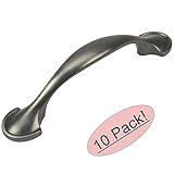 Cosmas ® 6632 asアンティークシルバーキャビネットハードウェアハンドルプル – 3 "インチ( 76 mm )穴中心 – 10パック