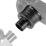 NEEWER EF-M - T2アダプター 1.25"望遠鏡アダプターセット Tリング Tマウント EOS M 望遠鏡レンズアダプター EOS M M2 M3 M5 M6 M10 M50 M100 M200 望遠鏡スポッティングスコープに対応 LS-T13