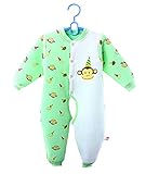 ベビースーツ服ロングスリーブコットンのベビークロールスポーツオープンフォークコットンE