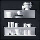 WENZHE キッチン収納りキッチンラック収納棚 壁掛け式キッチンラックワゴンバイシェルフ 多機能 白 シングル、 80 * 20 * 20cm ( サイズ さいず : 2 pieces )