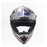 DGF ヘルメットモトクロスマウンテンバイク安全速度ドロップ子供小さな光四季オフロードフルヘルメット (サイズ さいず : XL)