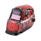 Auto Darkening Welding Helmet, Red/Black, 600S, 9 to 13 Lens Shade by Lincoln Electric