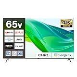 CHiQ テレビ 65インチ スマートテレビ 配信動画 地上波 65型 液晶LED 無線LAN内蔵 Dolby Audio Bluetooth Googleアシスタント対応 壁掛け対応 スマホ連動 NETFLIX YouTube Google TV JU65G7EG CHiQ