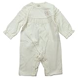 《秋冬春対応》(日本製) Pample Mousse(パンプルムース) ジャガード天竺カバーオール 70cm/IV NO.DP-73506