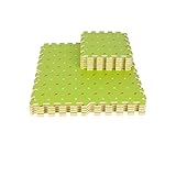 16個の防水児用泡マットベビー泡パズル遊び用マット、緑