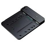 センチュリー HDD/SSDクレードル USB-C+USB-A接続 M.2､3.5インチ&2.5インチ対応 裸族のどれで～もステーション&クローン Mac/Windows11対応 ブラック [M.2対応 /SATA+NVMe /2台] CRCSNSU10GCP