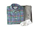 ラルフローレンの子供服　POLO　RALPHLAUREN　ベビー　出産お祝いセット　男の子（長袖）　７５ｃｍ [並行輸入品]