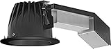 RAB Lighting RDLED4R12-80YN-B-B RND 12W 35K Dim Triac 80-Degree Cone Ring, Black by RAB Lighting