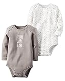カーターズ Carter's ボディスーツ マルチパック 2-Pack Long-Sleeve Bodysuits 18M (78-83cm) [並行輸入品]