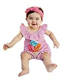 Mud Pieベビー女の子ワンピースノースリーブバブルロンパース, IceクリームCone