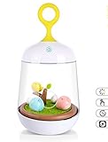 ADM-LC:DIY Creative Baby Seven Colors Bedside LED Night Light With MusicPortable LampMusic BoxRomant