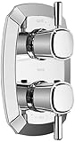Toto TS970C1#CP Guinevere Thermostatic Mixing Valve with One-Way Volume Control and Lever Handles, P