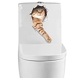 猫のトイレシートのステッカーの壁の壁紙DecalリムーバブルPVCの壁のステッカーホームデコレーション（タイプ14148）