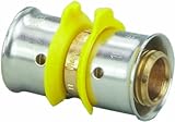 Viega 93005 PureFlowゼロLeadブロンズPex押しCoupling with 1 /2インチby 3 /8インチ押しX押し、10枚パック