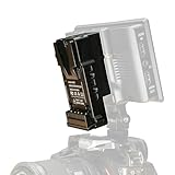 Portkeys BD1 両面垂直およびクロスアセンブリ NP-F ダミー バッテリー モジュール、ワイヤレス ビデオ伝送システム カメラ フィールド モニターに最適