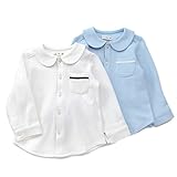 Lily ivory (リリー アイボリー ) ブラウス (80～130cm) キムラタンの子供服 (71521-181a) ブルー 95