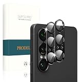 【日本旭硝子素材 + アルミ合金製】Xperia 1 V 専用 カメラフィルム AR高透過率強化ガラス 防爆裂 耐衝撃 キズ防止 一体型 硬度9H 高透過率 気泡ゼロ 露出オーバー防止 ケースに干涉なし エクスペリア 1 v 用 レンズ 保護フィルム (ブラック * 2枚入り)