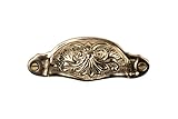 Brass Elegans BE2-PLB Vintage Design Chelsea Series Solid Brass Bin Pull, Polished Brass Finish [並行輸