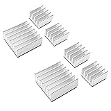 StepStick A4988 IC熱接着剤のための10pcsアルミニウムヒートシンク8.8 * 8.8 * 5mm