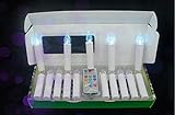 （Baoxinjp）LEDキャンドルライト 12色調光 リモコン付き LEDろうそく パーティー 誕生日会 謝恩会 クリスマス 電池式ローソク プレゼント 無煙蝋燭 室内電飾 ledキャンドル 1.8