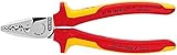 クニペックス (KNIPEX) ペンチ KNIPEX 9778-180TBK 絶縁圧着ペンチ 落下防止 (BK) 9778-180TBK