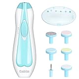【Cadrim】赤ちゃん用爪とぎ器　赤ちゃん用爪やすり　新生児、幼児用の安全なネイルクリッパー　お手入れにぴったり　男の子にも女の子にも適用　電池式　ブルー
