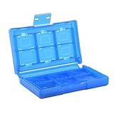 3DSゲームカードカードゲームカード3 DSXLカードメモリカード収納携帯付属品 (ブルー)