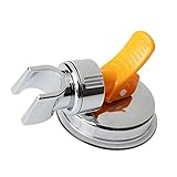 Perfk サクション シャワーヘッド ブラケット 360°回転 調節可能 実用的 機能的