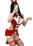 [シダーエイト] ねこ耳 サンタ コスプレ レディース セクシー サンタクロース コスチューム 5点セット