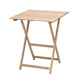 不二貿易 イタリアン フォールディングテーブル 幅60cm ナチュラル 97274