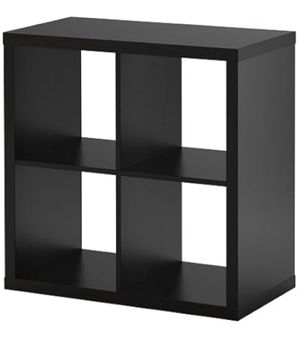 Amazon｜KALLAX カラックス シェルフユニット - ブラックブラウン