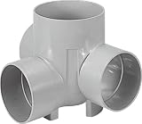 下水道関連製品＞ビニマス＞M 150-200シリーズ　左右合流段差付(WLS)　M-WLS150-200　Mコード：41758　前澤化成工業