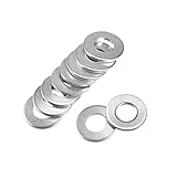 uxcell 平ワッシャー 平座金 フラットワッシャー 炭素鋼 ねじボルト用 9 mm x 4 mm x 0.8 mm 100個